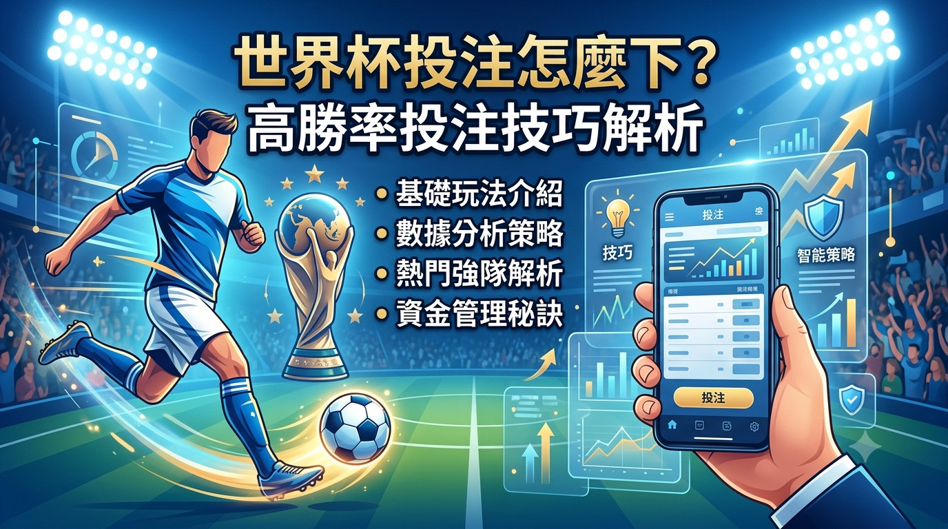 世界杯投注怎麼下？高勝率投注技巧解析