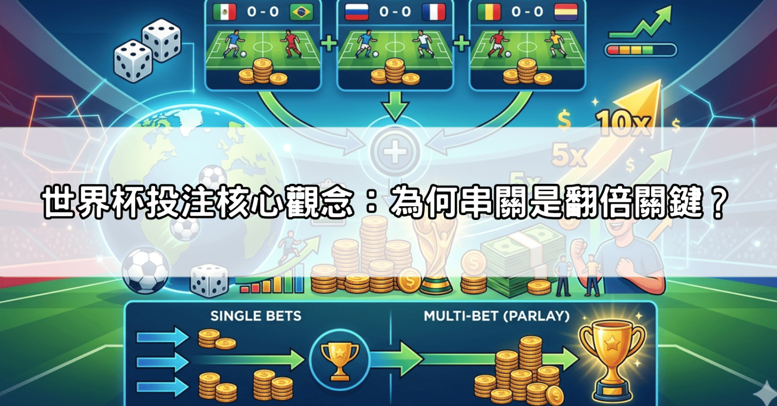 世界杯投注核心觀念：為何串關是翻倍關鍵？